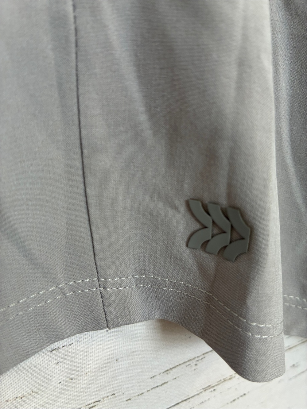 All in Motion Gray Drawstring Waist Moisture Wicking Athletic Shorts, sz L, NWT - Picture 10 of 13